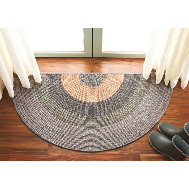 Tapis intérieur / extérieur Doner, Demi-cercle 2 pi x 4 pi