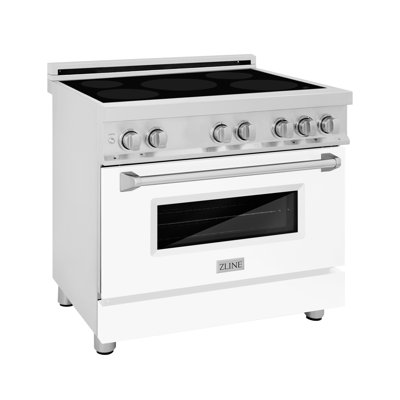 ZLINE 36"" Induction Range with a 5 Element Stove and Electric Oven in Stainless Steel -  RAIND-WM-36