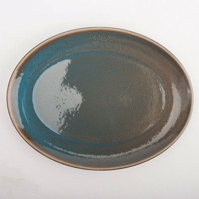 Terra Verde Dusk Coupe Oval Platter, 13 In By Oneida (Case Of 12) (Porcelain)