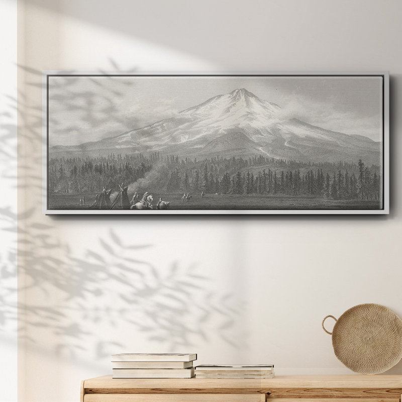 Mount Shasta- Framed Canvas