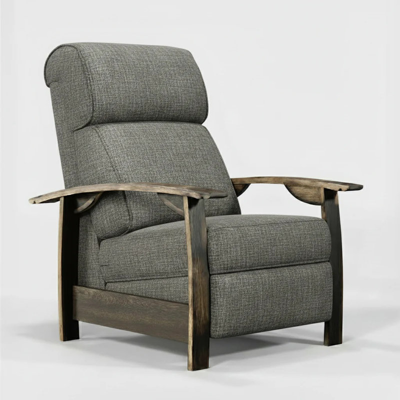  Fauteuil inclinable Whiskey Barrel - Saloon Texas, Brun