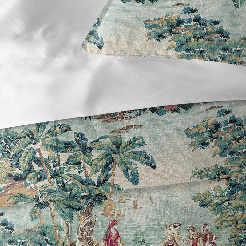 French Countryside, King Bedspread + 2 Shams