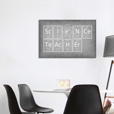 Science Teacher - Wrapped Canvas Print