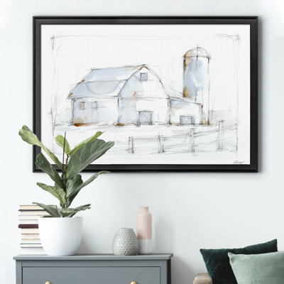 " Barnyard Pencil Sketch I "
