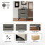 Ensemble de chambre à coucher 5 pièces Ihor-1021965594-1057683858