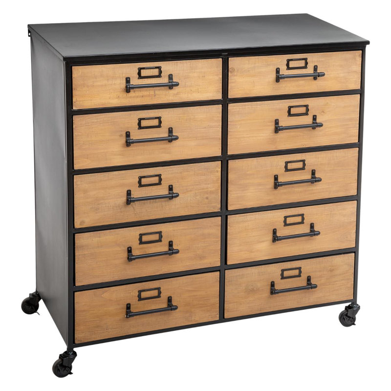 Eberhart 84cm W 10 - Drawer Chest of Drawers