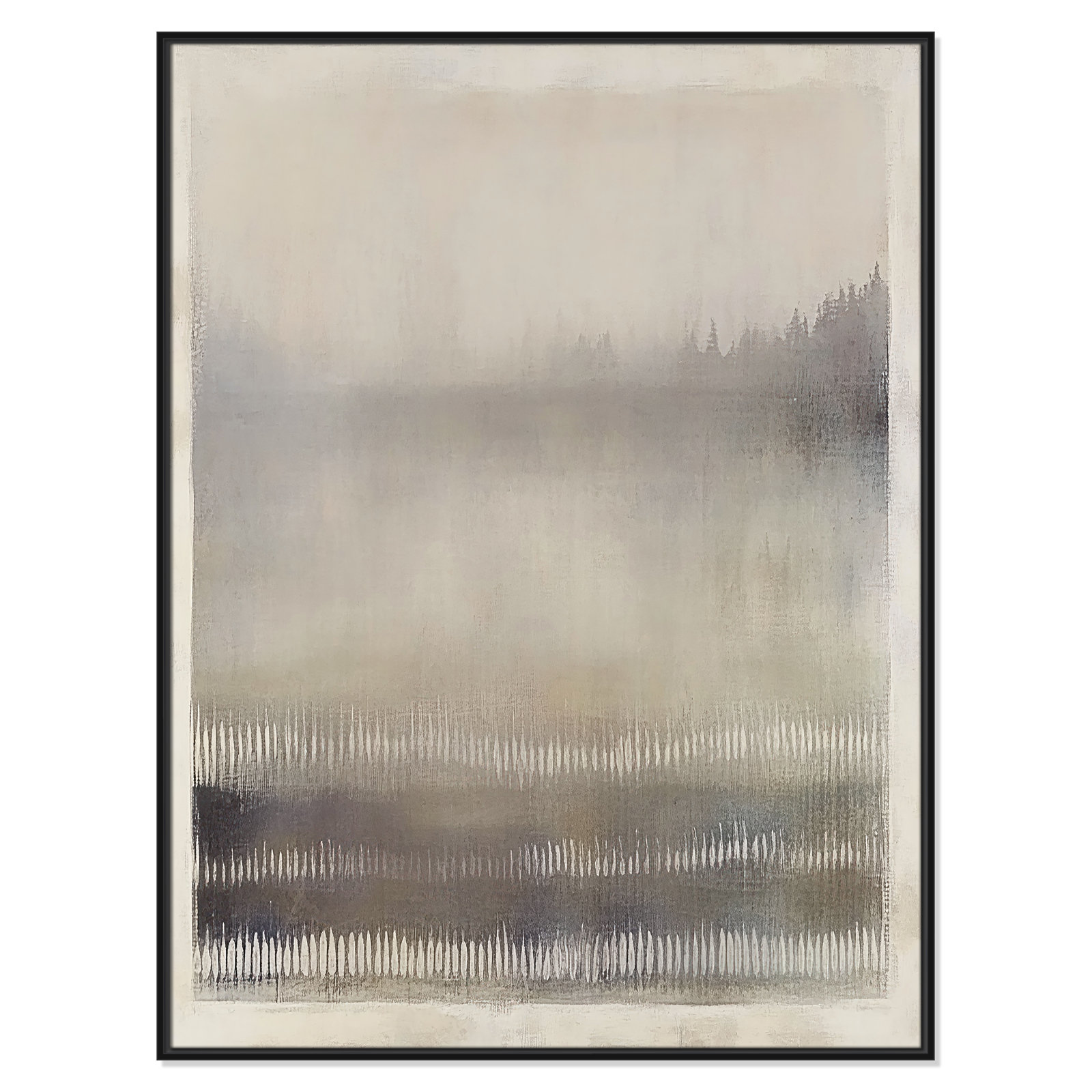 Balanced Silence III Print by Irena Orlov, 49.5" H x 37.5" W, Black Floater