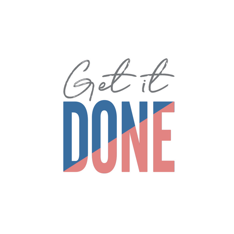 Get It Done - Wrapped Canvas Print, 30cm H x 30cm W x 3.8cm D
