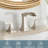 2-handle Bathroom Faucet with Drain Assembly-100140343