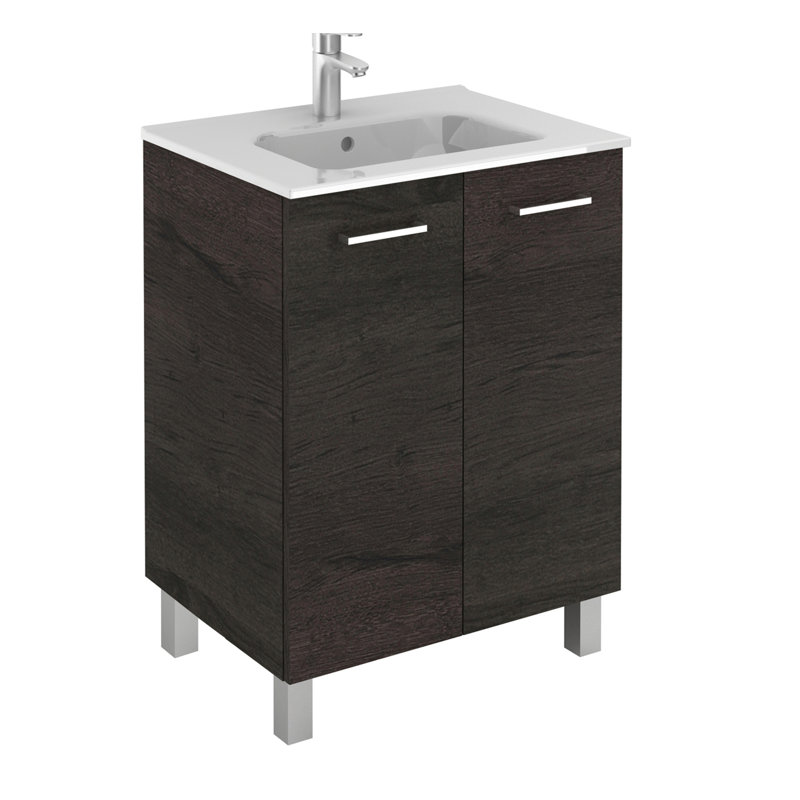 Logic 27.6'' W Single Vanity, Wenge