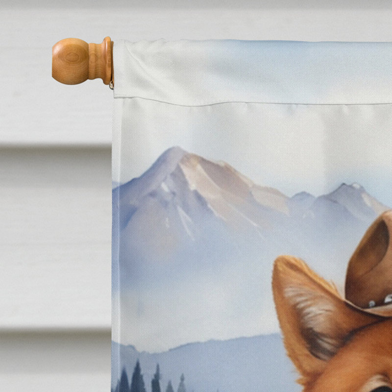 Drapeau Cowboy Welcome House, Spitz finlandais