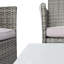 Ensemble de patio 4 pièces gris