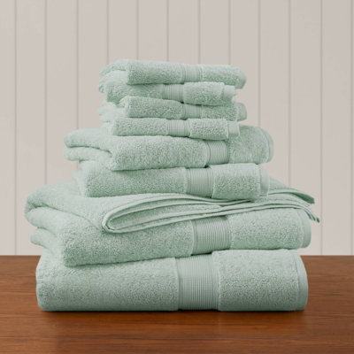 Ensemble de serviettes 8 pièces 100% coton 800 g / m² 800 GSM