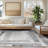 Mair Henry Contemporary High-Low Abstract Gray Indoor Area Rug-106646060