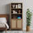 Marliee Boho 5 -Tier Bookcase With 2 Doors And Adjustable Shelves-102716427