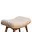 Cotton Blend Upholstered Bench