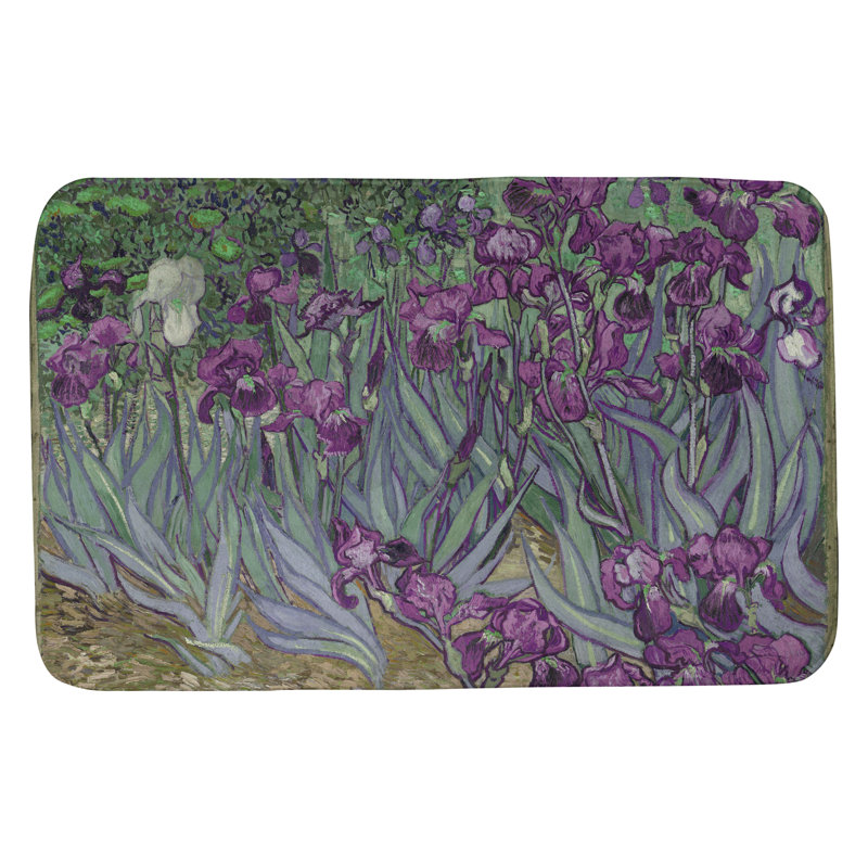 Tapis pour salle de bain Kandiyohi, l 21 po x L 34 po, Rose