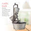 Outdoor Metal Weather Resistant Cascade Fountain