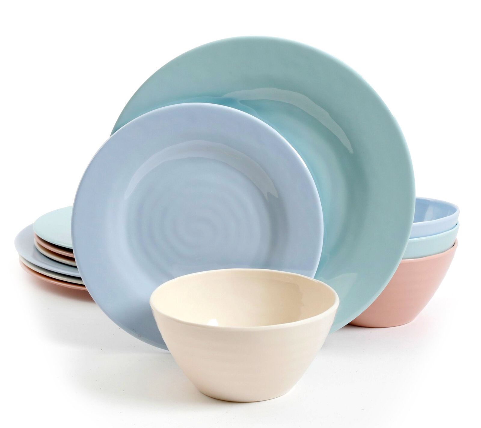 blue melamine cup 4 set