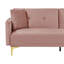 Ethel 3 Seater Velvet Sleeper-62159950