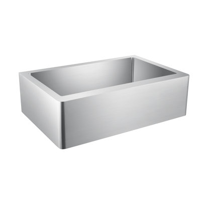 Adriano 36'' L Single Bowl Stainless Steel Kitchen Sink