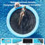 Quai flottant rond et gonflable-112456741-112456740