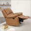 Fauteuil inclinable et oscillant en cuir Charlotte