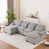 Velours nuage gris clair est en rupture de stock