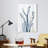 " Cerulean Stems II Frameless Free Floating Tempered Glass Panel Graphic Wall Art " by Albert Koetsier