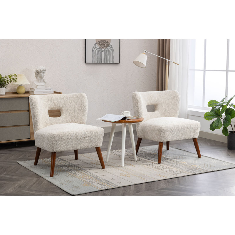 Fauteuil de chambre rembourré Avereigh, Beige