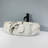 QieRao 16'' Marble Ceramic Oval Bathroom Sink