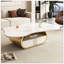 Table basse moderne avec plateau en pierre frittée Modern Butterfly-1144759348