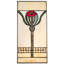 6" Wide X 12" High Poppy Window