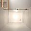 Porte de baignoire coulissante sans cadre 56-60 "x 66" avec verre trempé transparent-120138008