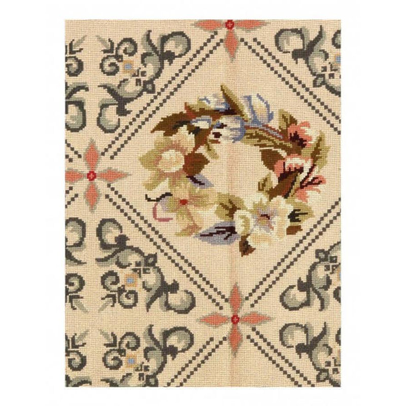 Wool Floral Area Rug