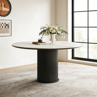 Table de salle à manger de luxe française simple et légère