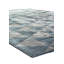 Tapis argenté / bleu de luxe Iginio-68901009