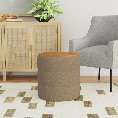 Repose-pieds avec rangement Homepop