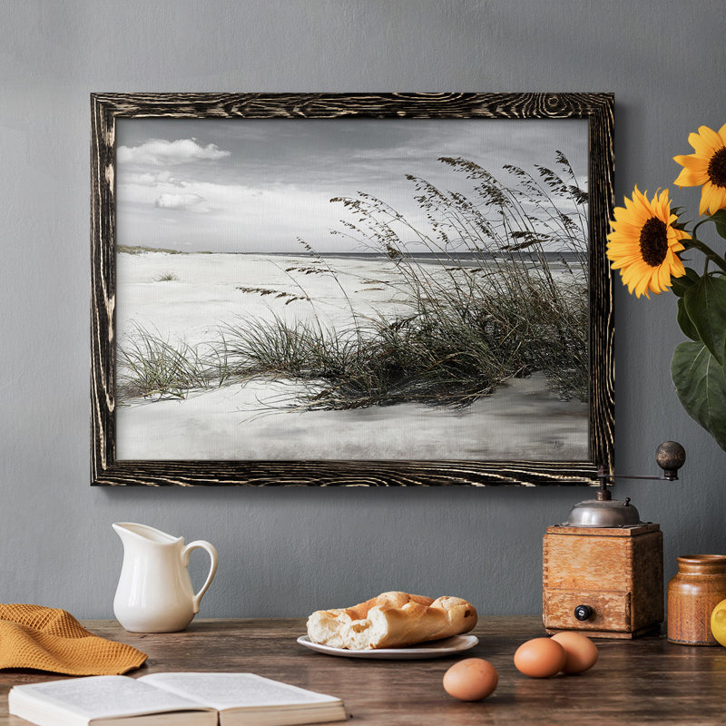 «Neutral Sea Oats», reproduction d'art sur toile, Noir, H 18 po x l 26 po x P 1,5 po