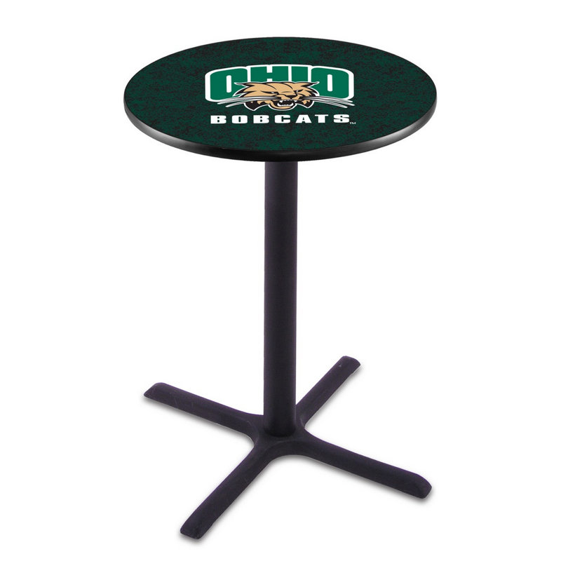 Round Metal Base Dining Table, Ohio University