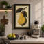 Single Pear with Leaves Botanical - Wrapped Canvas-2102570918-2102570926