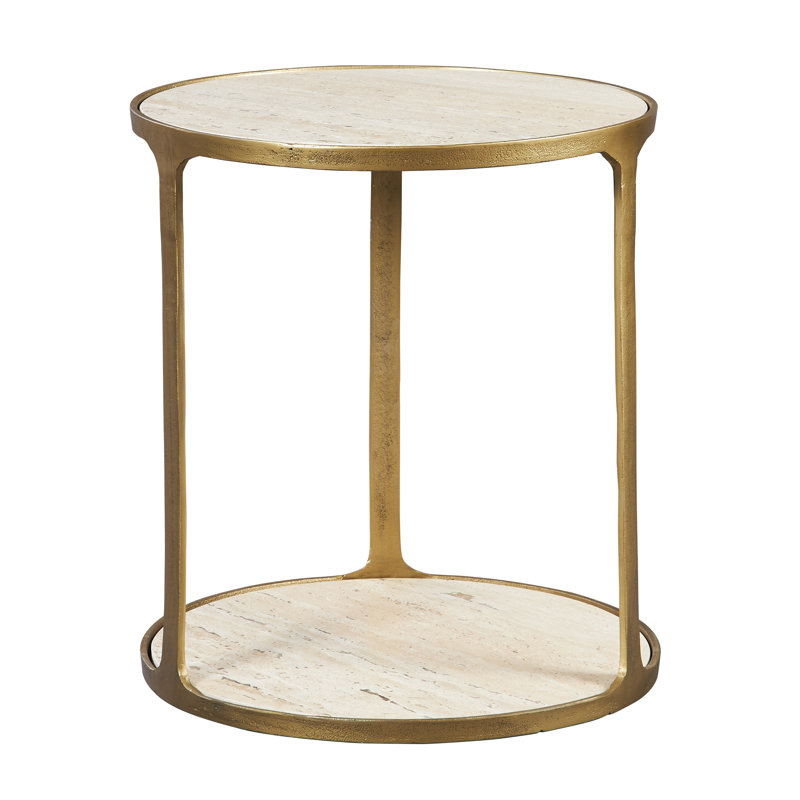 Zarlish Stone Tray Top End Table