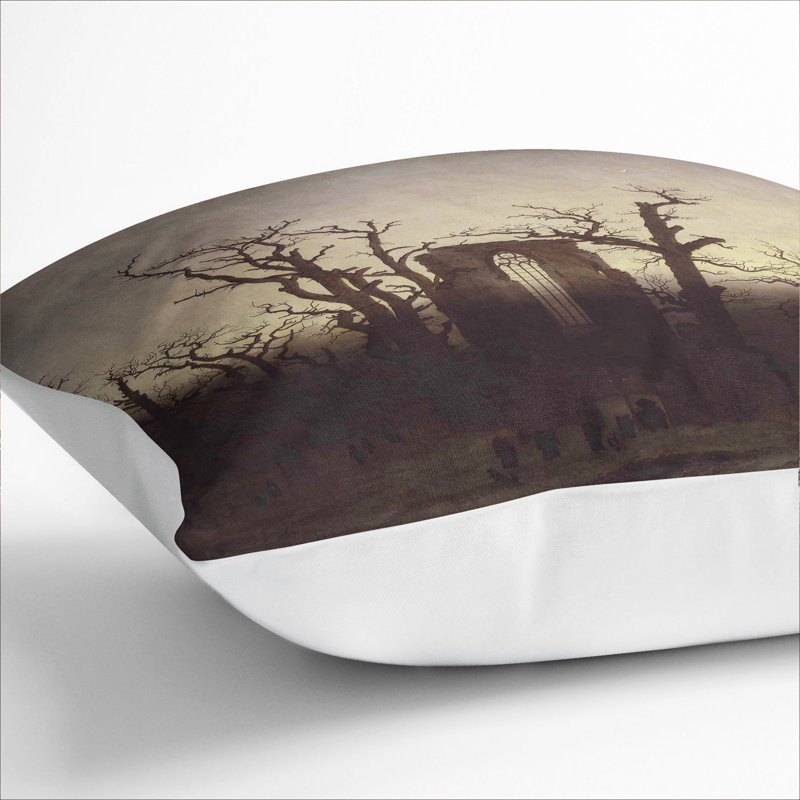 Square Cushion, 40cm H x 40cm W x 15cm D, White