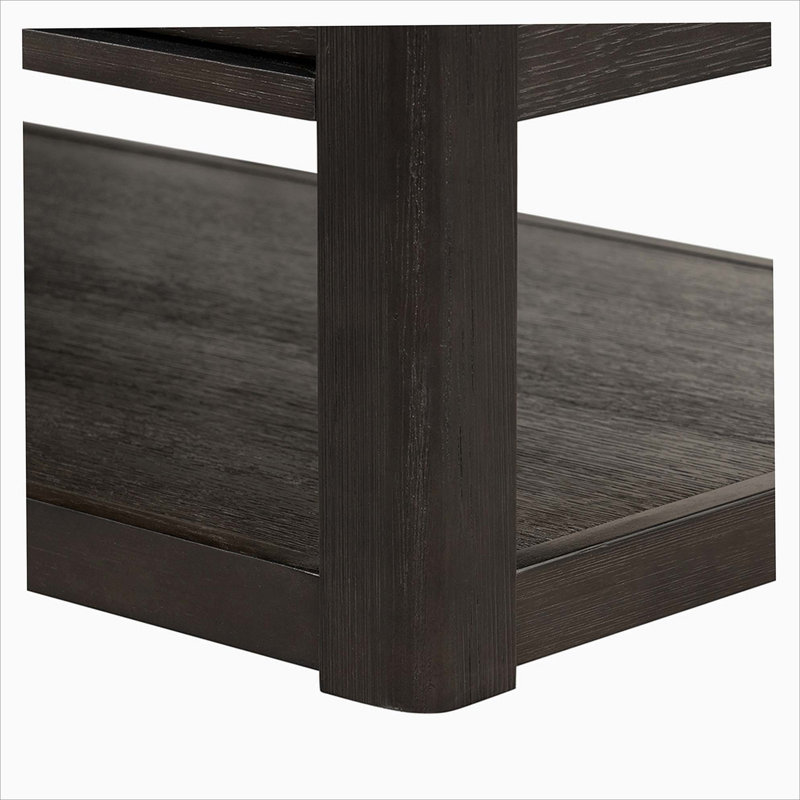 Table de cocktail rectangulaire élégante 48 x 26 x 20 po