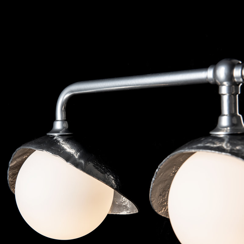 Brooklyn 3 - Light 8.4" Height Dimmable Vanity Light, Sterling, Sterling