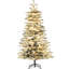 Multicolore arbre de Noël artificiel avec 400 lumières à DEL et base stable pour célébration 47,2 "x 76,8"