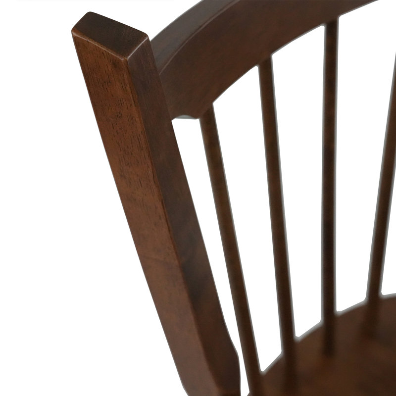 Ensemble de salle à manger Modern Farmhouse - Table en pin récupéré et chaises en bois d'hévéa - Rustic Industrial, Brun