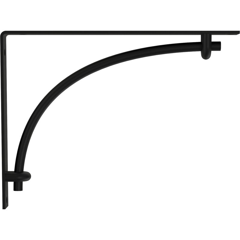 Decorative Brackets, Matte Black