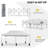 10X20 Pop-Up Canopy Tent With 3 Adjustable Heights, Outdoor Gazebo Canopy Tent, Patio Event Tents With Sandbags And Wheel Carrying Bag For Camping, Parties,Outdoor Events-White-128510390