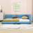 Upholstered Daybed with USB Ports-370322122-370322116